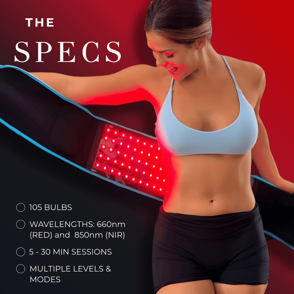 Advanced Red Light Therapy Belt for Body Contouring, Recovery & Daily Wellness