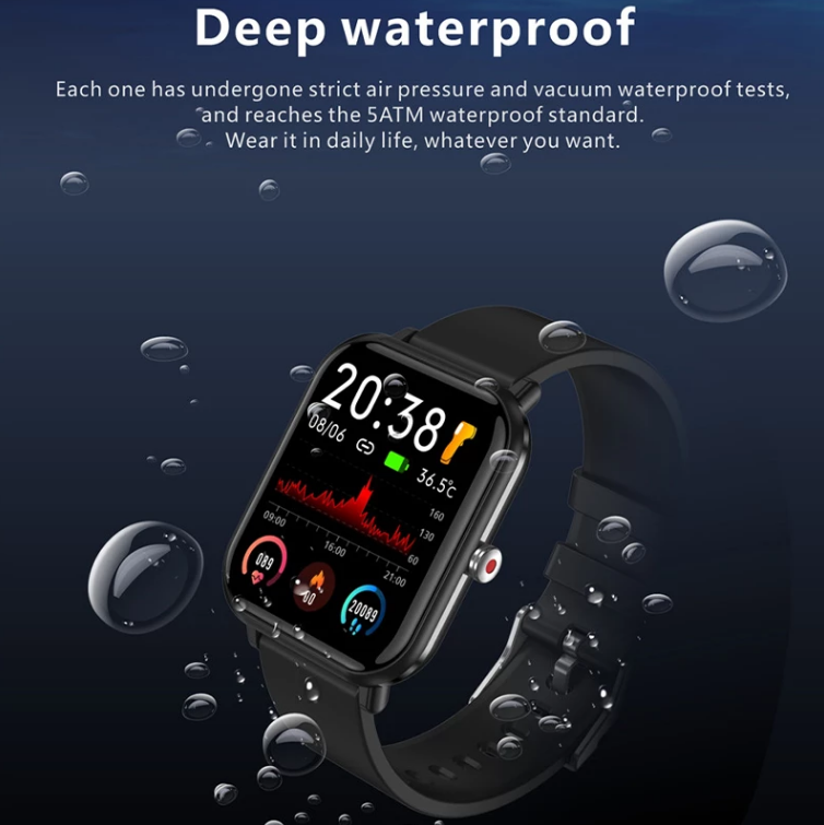 NexFit 2024 Sport Waterdichte Pols Bloeddruk Smartwatch voor Android en iOS | Petprovac