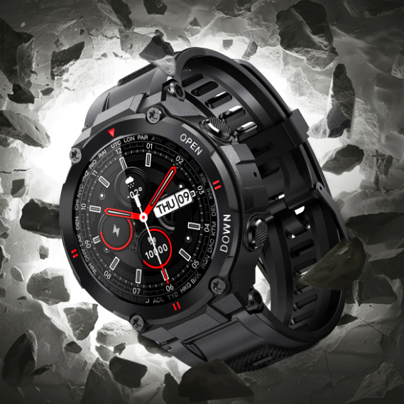 Strivo 2024 ランナー メンズ スポーツウォッチ | Bluetooth通話＆音楽再生、Android＆iOS対応、30日間スタンバイ | Petprovac