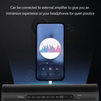 RhythmFold 9-Pad bærbart elektronisk trommesæt USB/Batteri