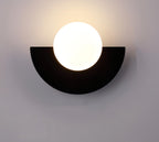Luz de Pared Semicircular SolaraArc para Ambiente Cálido Nórdico
