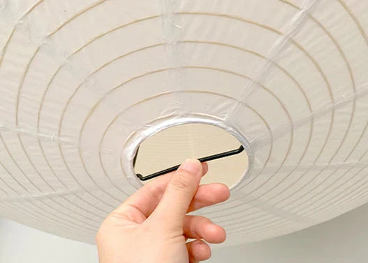 Aurelia Parisisk Papirballon Pendel Lys Med Varm Glød