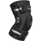Knee Support Hinged Brace With Copper Stabilizers And Patellar Gel Pad