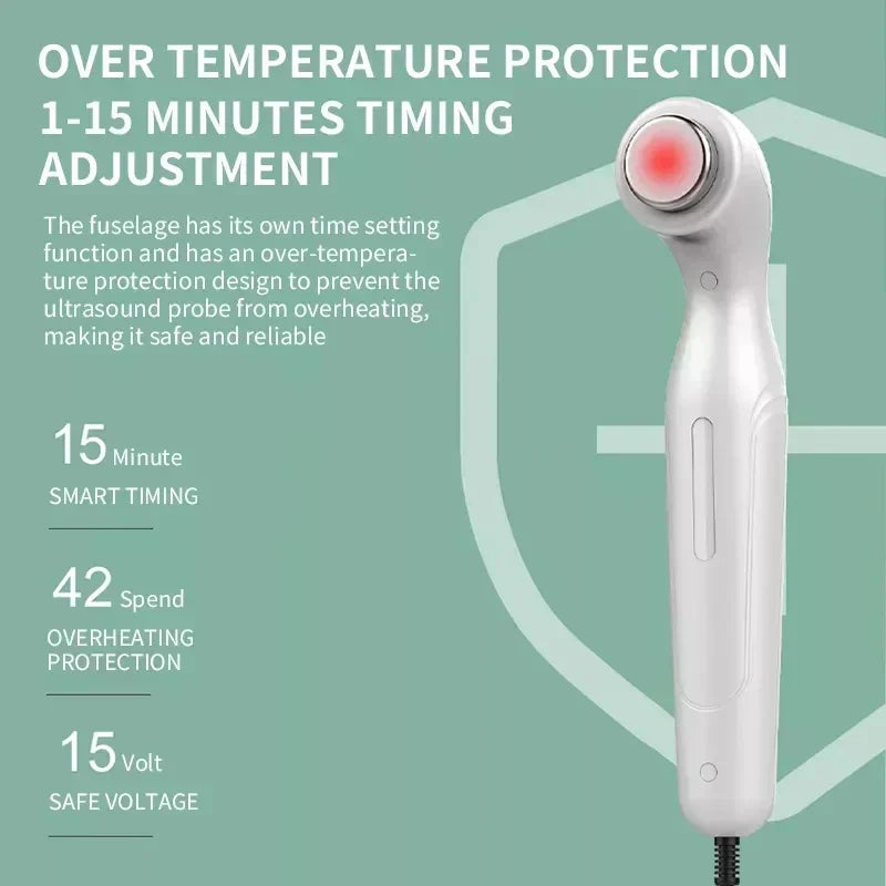 1MHz Ultrasonic Device With 3 Intensity Modes And Smart Timer For Muscle And Joint Comfort