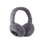 Wireless Plush Earphones with Bluetooth 5.2 and Warm Fur Design