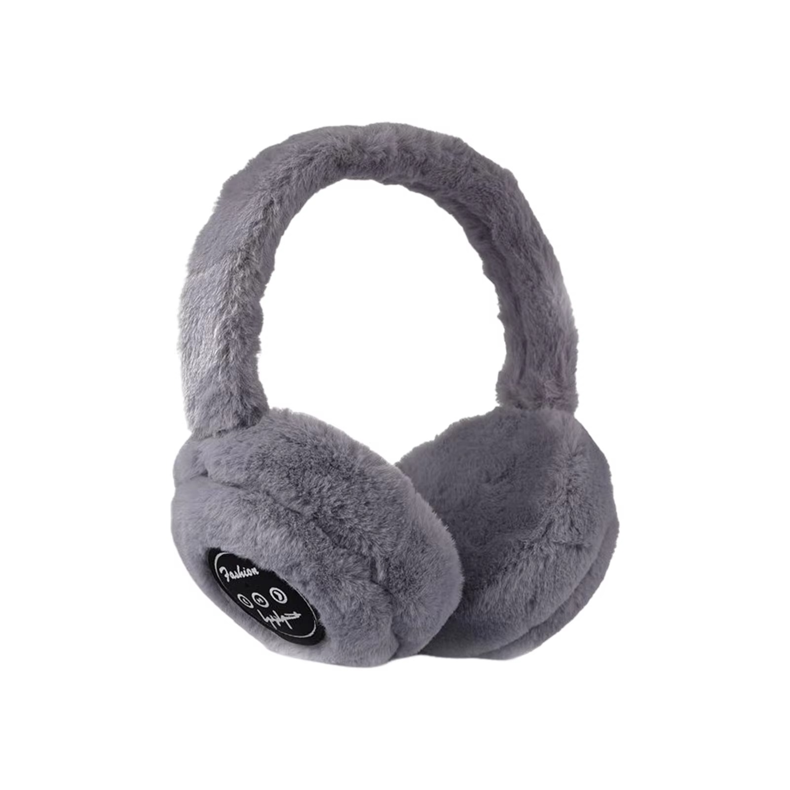 Wireless Plush Earphones with Bluetooth 5.2 and Warm Fur Design