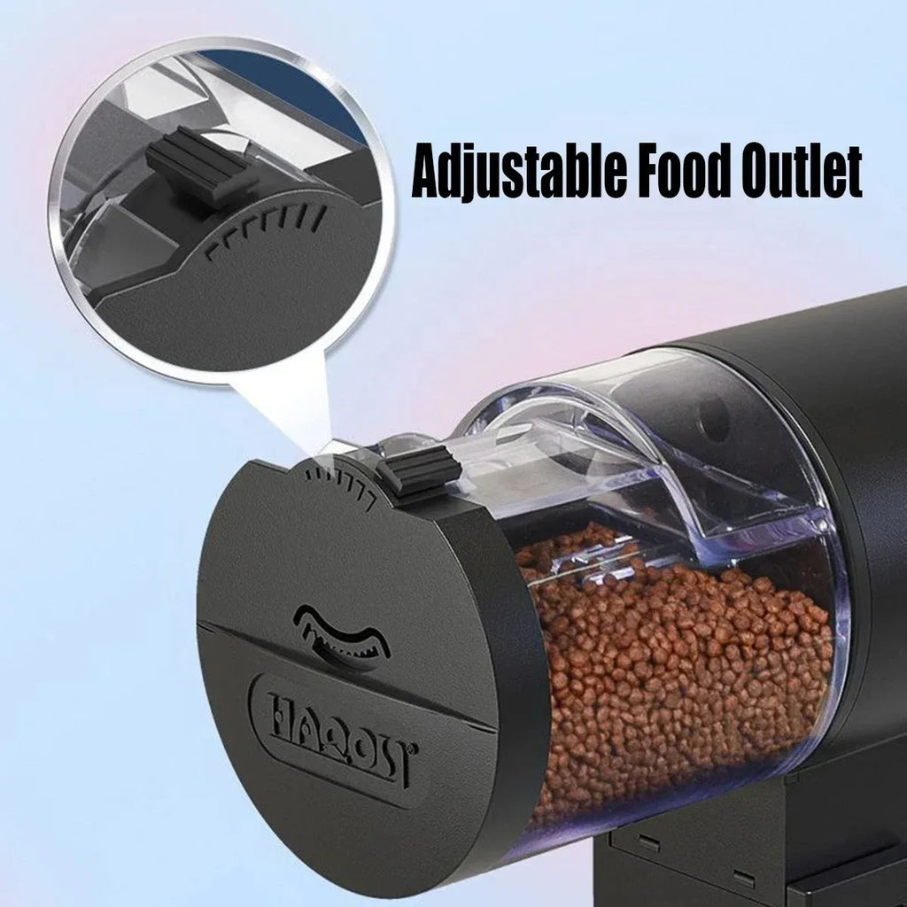 Pemakan Automatik Untuk Kura-Kura dan Ikan Dengan Pemasa Boleh Atur, Penutup Kalis Air IP66, Kapasiti 100ml