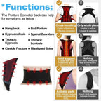 Breathable Adjustable Back Support Brace For Posture Correction For All Ages