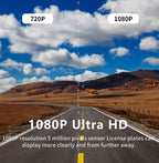 Dash cam WiFi 1080P con doppie lenti anteriori e cabina