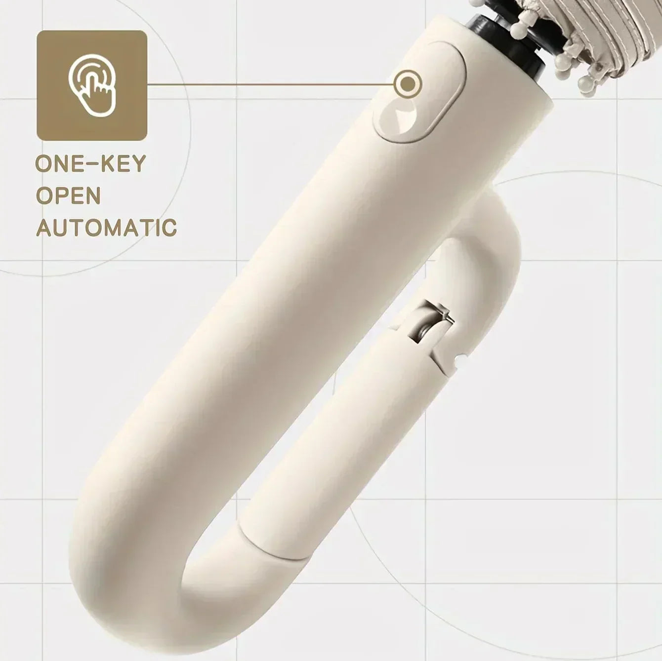 NimbusGuard Kompaktní Deštník s Ochrannou Vrstevnou proti Slunci UPF50+