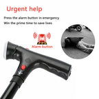 LED Light Foldable Walking Cane For Seniors Daily Use