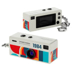 Retro brelok z kamerą 1080P z sensorem CCD, wbudowaną lampą błyskową i obsługą karty MicroSD 128GB