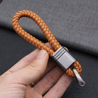 Braided loop keychain for car keys