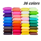 Kids 36 Color Air Dry Clay Set With Tools Lightweight And Non Toxic