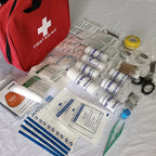 First Aid 184 Piece Kit For Outdoor Adventurers Travel Ready