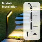 Waterproof Solar Lights For Pathways With Multi Mode