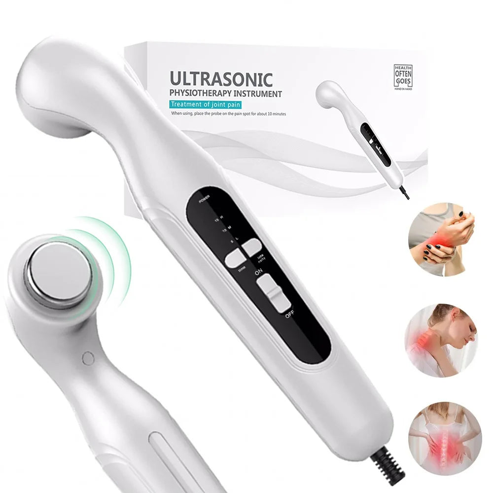1MHz Ultrasonic Device With 3 Intensity Modes And Smart Timer For Muscle And Joint Comfort