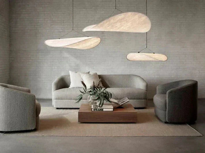 LumaWeave chip patroon LED hanglamp voor woonkamer