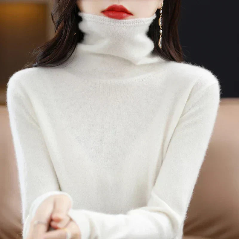 100% wool - Orenda Cozy Premium Merino Wool Women's Pullover Sweater