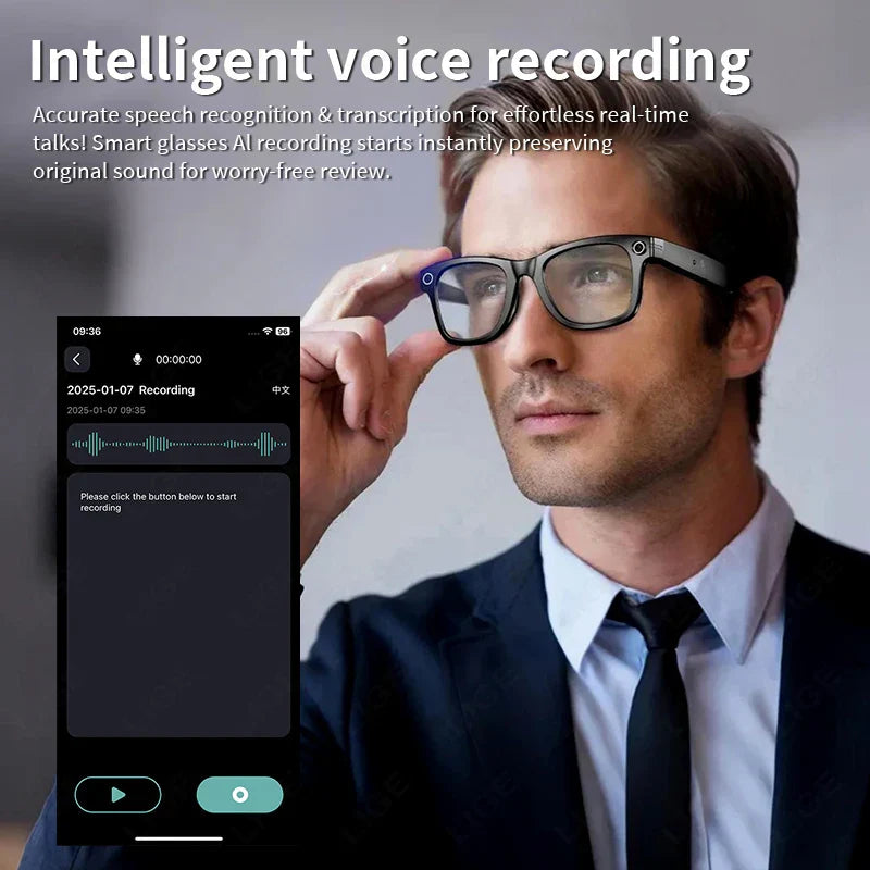 Smart Bluetooth Camera Glasses