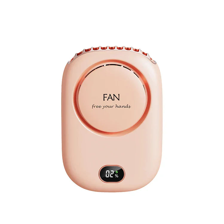 VENTIWISE Mini Fan | 3-Speed Turbo | LED Display & Battery 2000 mAh | Compact & Rechargeable