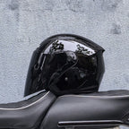 Lightweight 3/4 Motorcycle Helmet with Dual Visor