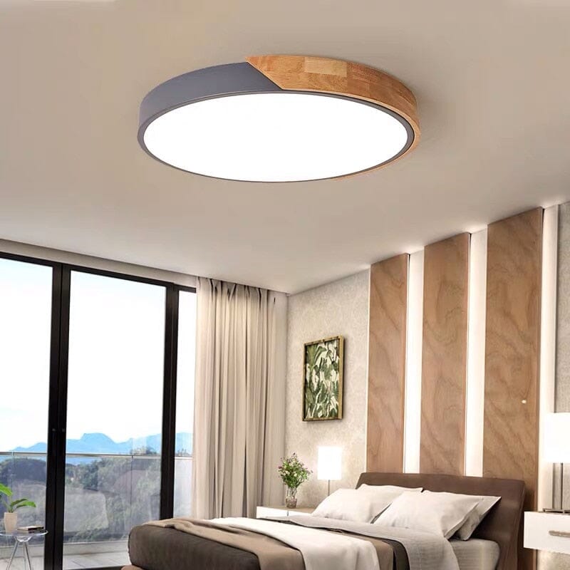 Lampadario in legno Corven
