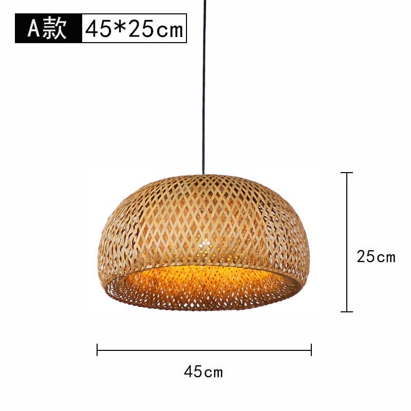 KoruBend Bamboo Pendant Light | Modern Rustic Kitchen