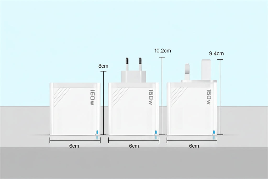160W USB-C Mehrfachanschluss-Wandladegerät und Powerstation
