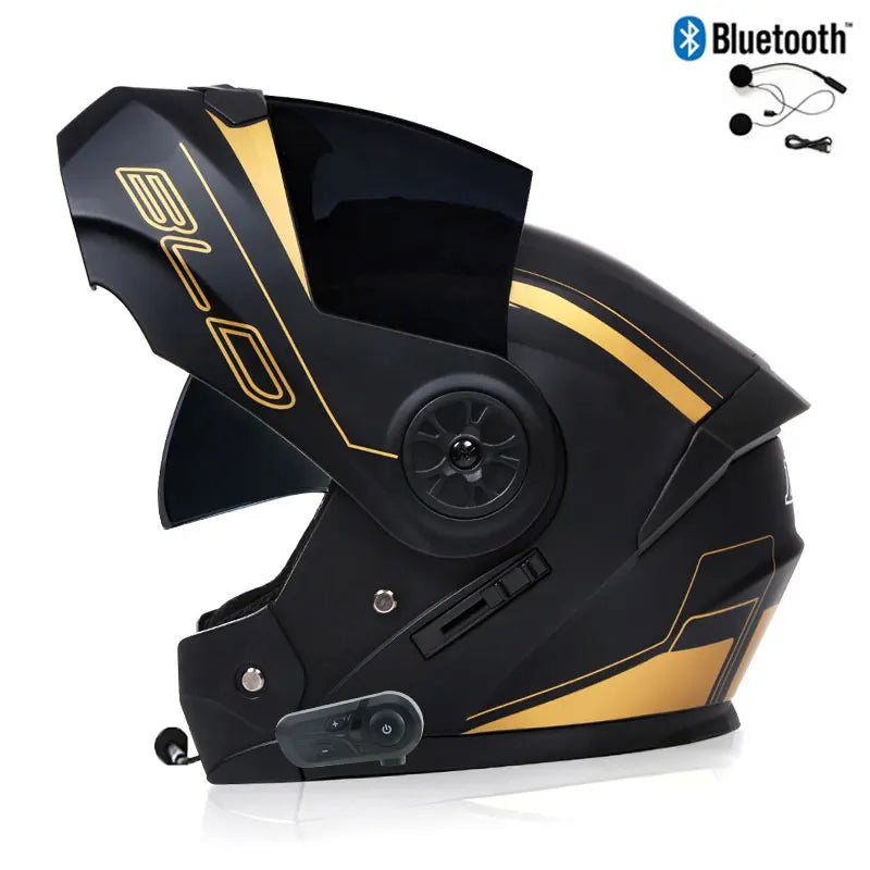 Modulární motocyklová přilba s Bluetooth integrací