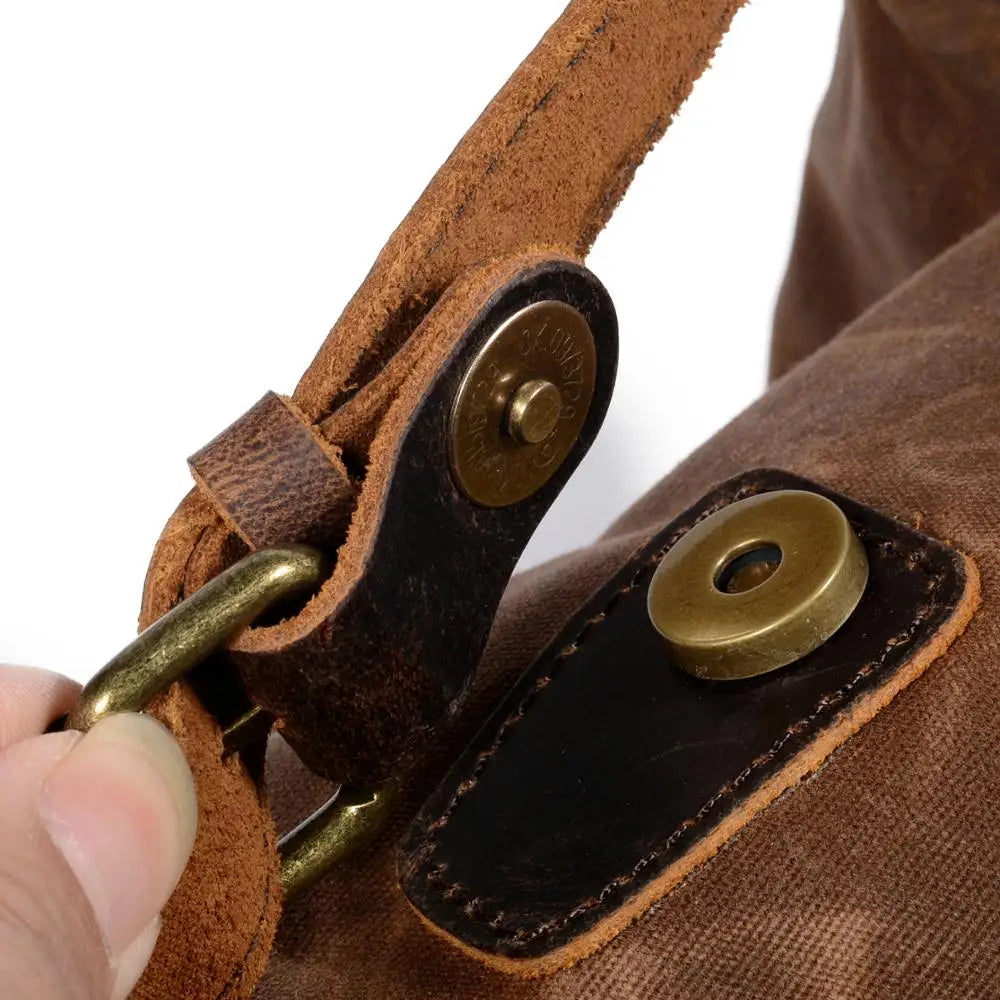 Batoh Ridgeway z plátna a kůže | Petprovac