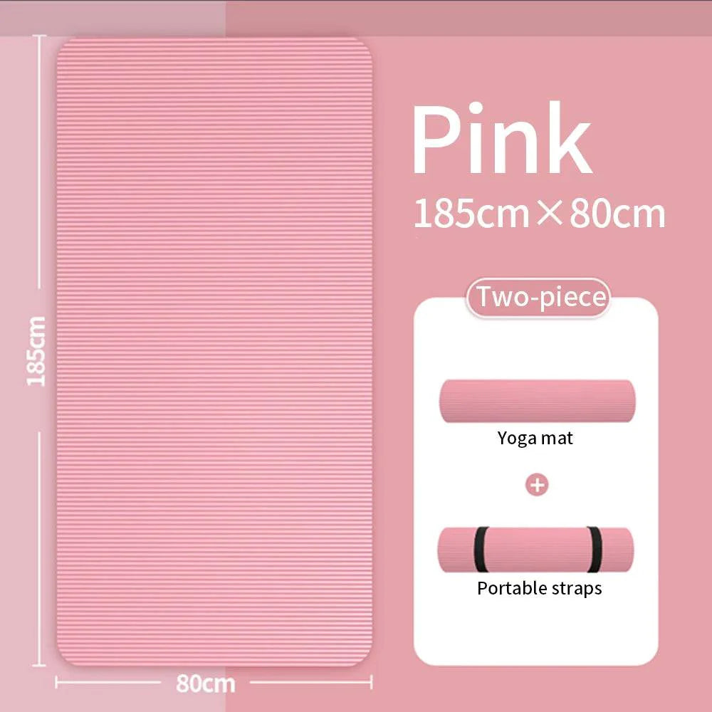 Skridsikker Yogamåtte til Komfort, Stabilitet og Holdbarhed for Alle Niveauer