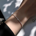 Bracciale regalo per donna in argento sterling con brillantezza d'acqua