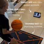 Kit d'entraînement de basketball pour dribble silencieux et pratique du maniement du ballon