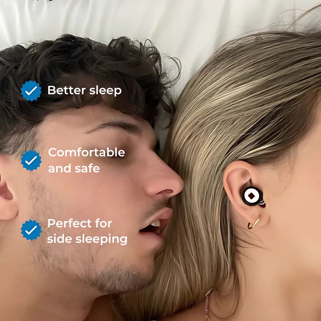 سدادات أذن QuietNest للنوم براحة طوال الليل وحجب الضوضاء
