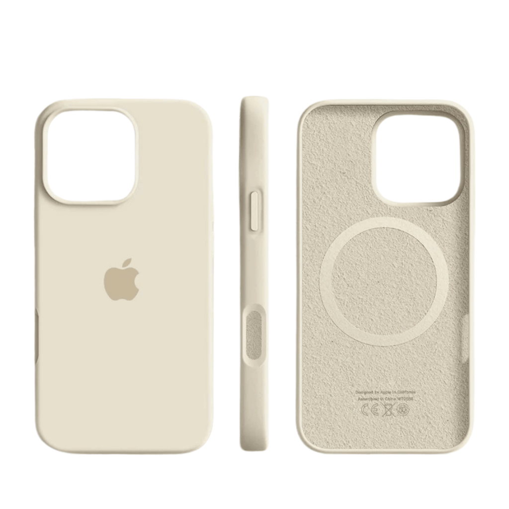Magnetic silicone case with soft-touch surface for iPhone