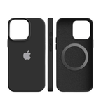 Magnetic silicone case with soft-touch surface for iPhone