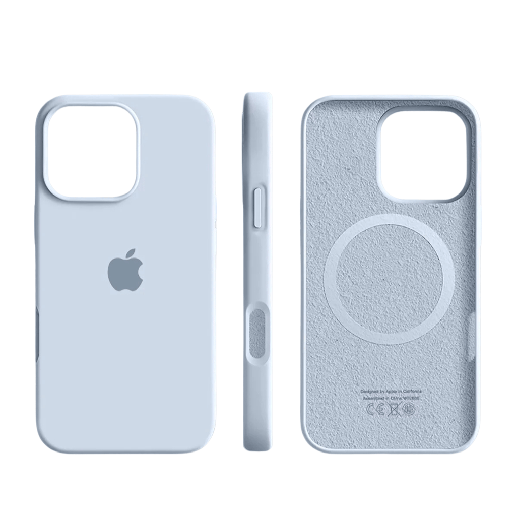 Magnetic silicone case with soft-touch surface for iPhone