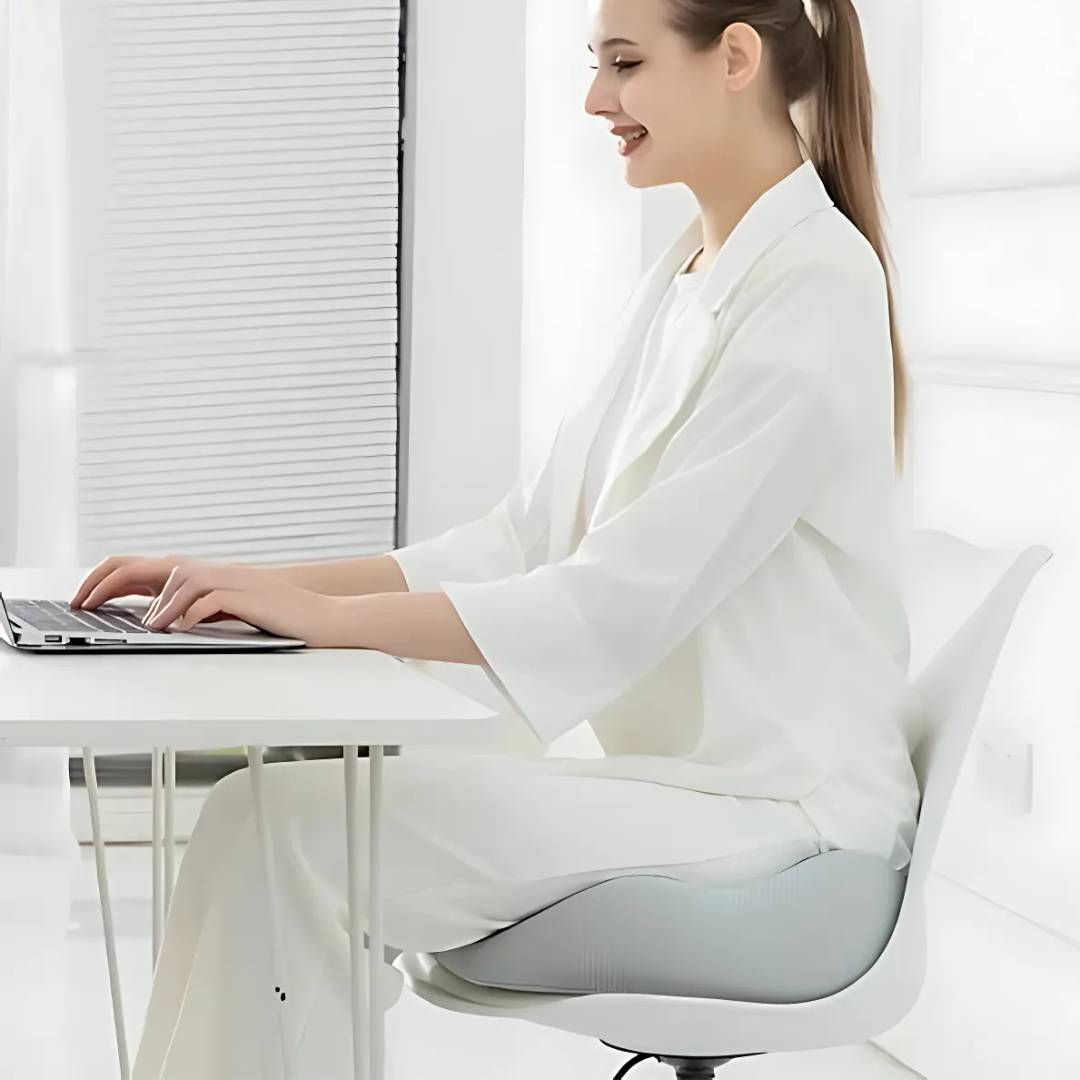 Bantal Kerusi Busa Memori Ergonomik AetherFlex untuk Melegakan Tulang Ekor dan Postur