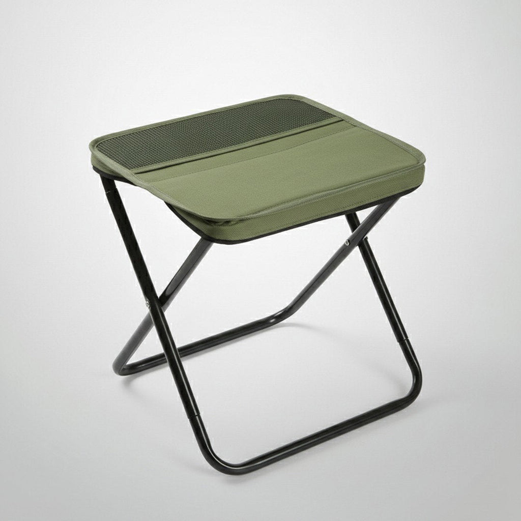 Foldable Camp Seat With Bag Sturdy Build For Outdoor Use