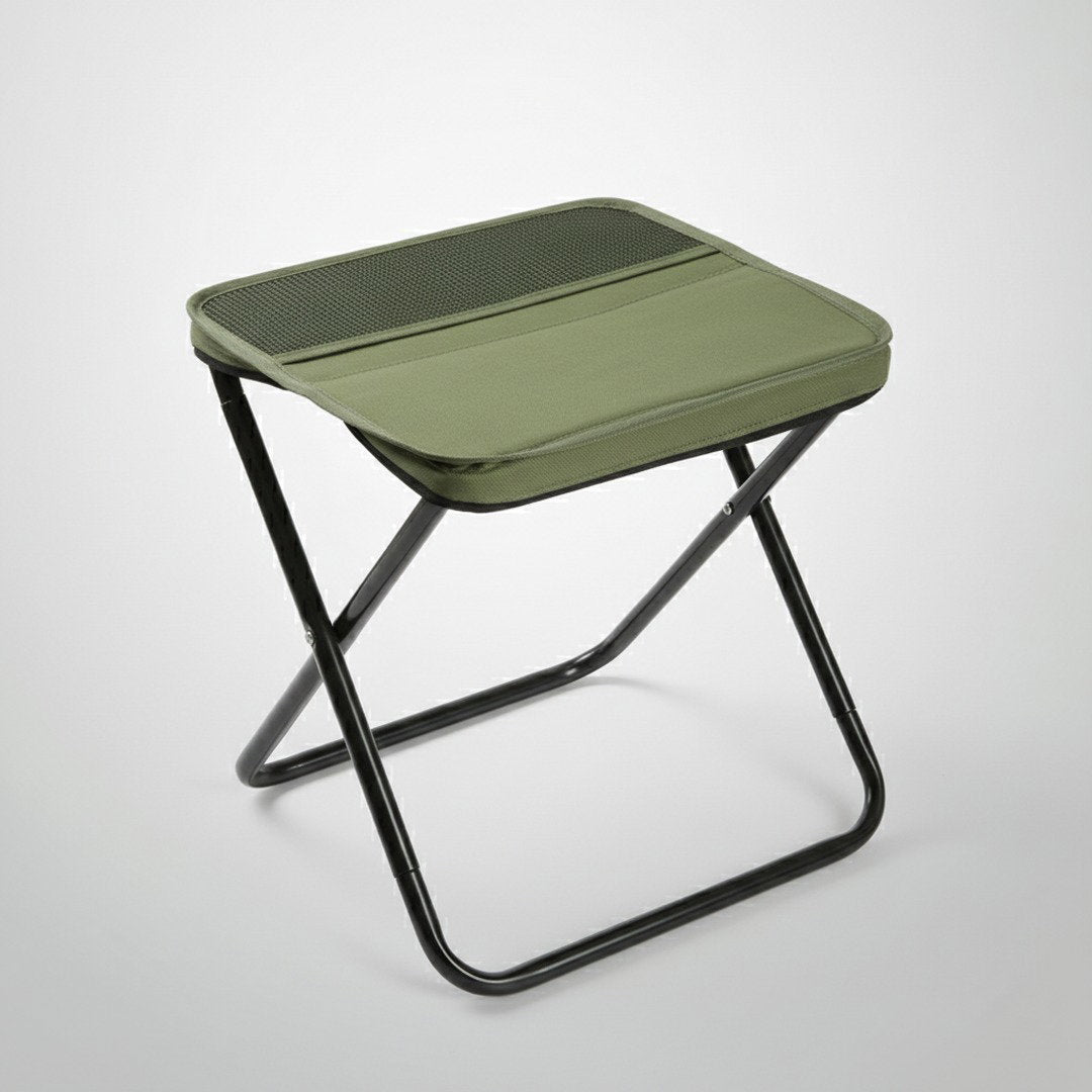 Foldable Camp Seat With Bag Sturdy Build For Outdoor Use
