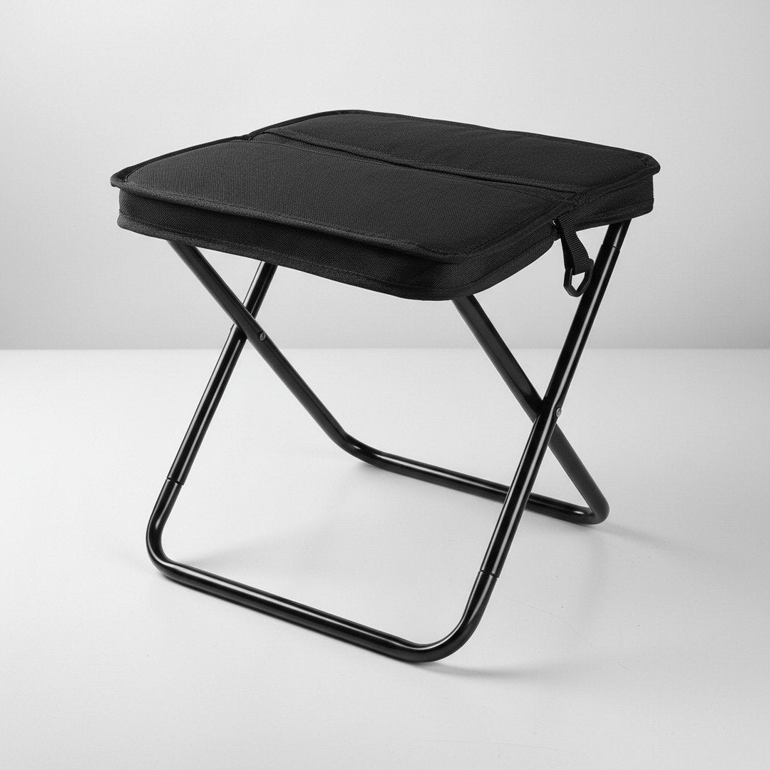 Foldable Camp Seat With Bag Sturdy Build For Outdoor Use