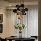 SylvaLeaf hængelampe naturligt træ rund bladskærm