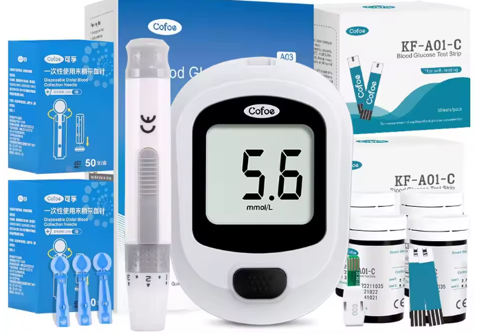 NovaTrack blodsukkermåler sæt med teststrimler til daglig nøjagtighed