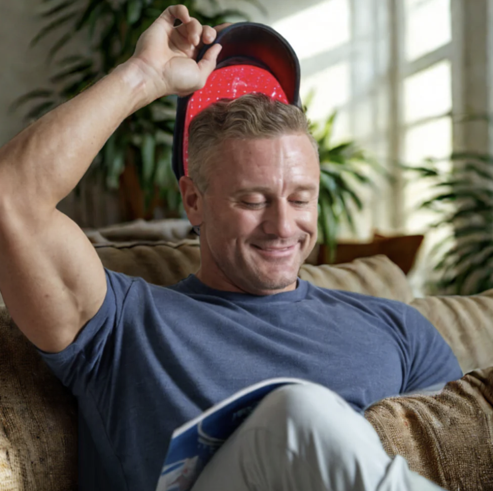 NovaLuma Hårvækst Rødt Lys Terapi Kasket til Hjemmebrug