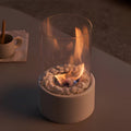 Chimenea de mesa sin humo PureGlow para espacios acogedores interiores y exteriores
