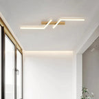 SleekGlow Deckenleuchte mit integriertem LED-Band