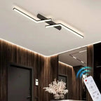 SleekGlow Deckenleuchte mit integriertem LED-Band