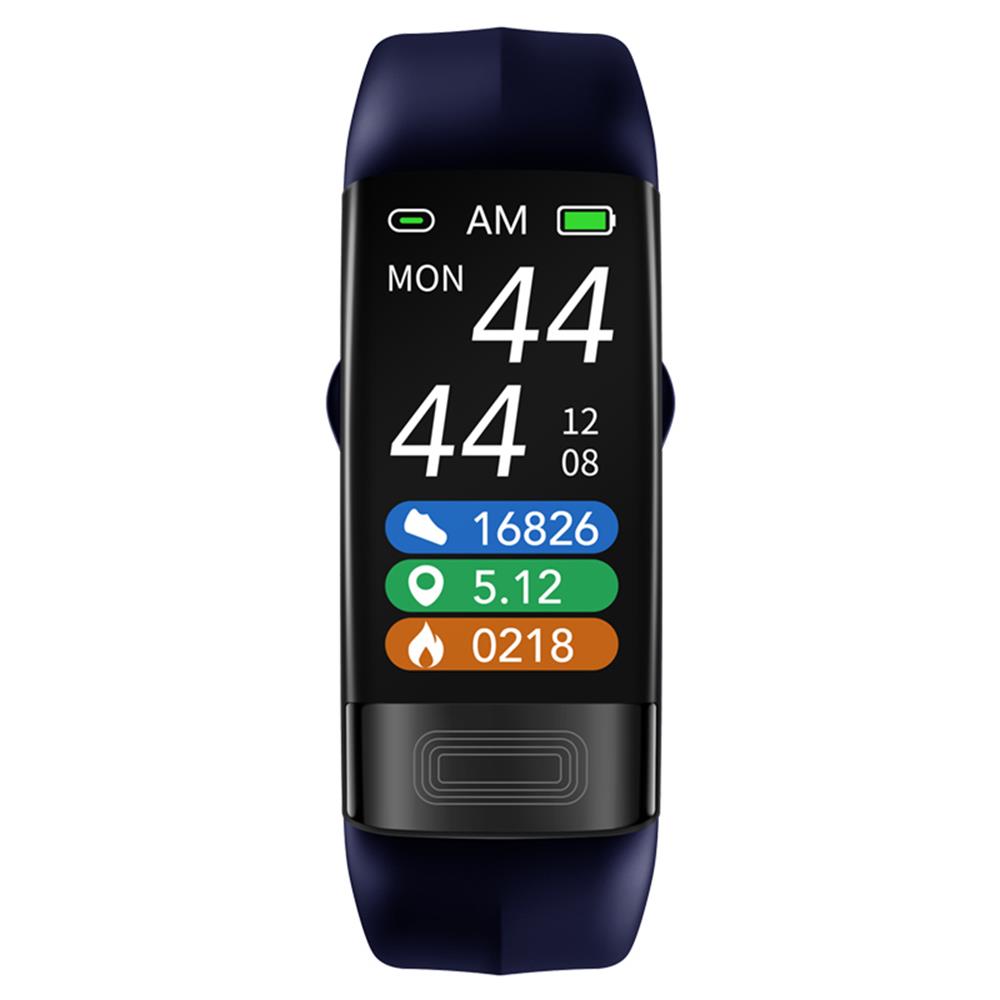Smart bracelet with blood pressure monitor, ECG, heart rate, oxygen saturation, and sleep tracker - FDA approved