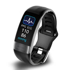 Smart bracelet with blood pressure monitor, ECG, heart rate, oxygen saturation, and sleep tracker - FDA approved